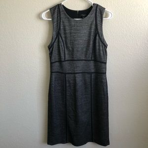 Ann Taylor size 6 black gray cocktail style dress